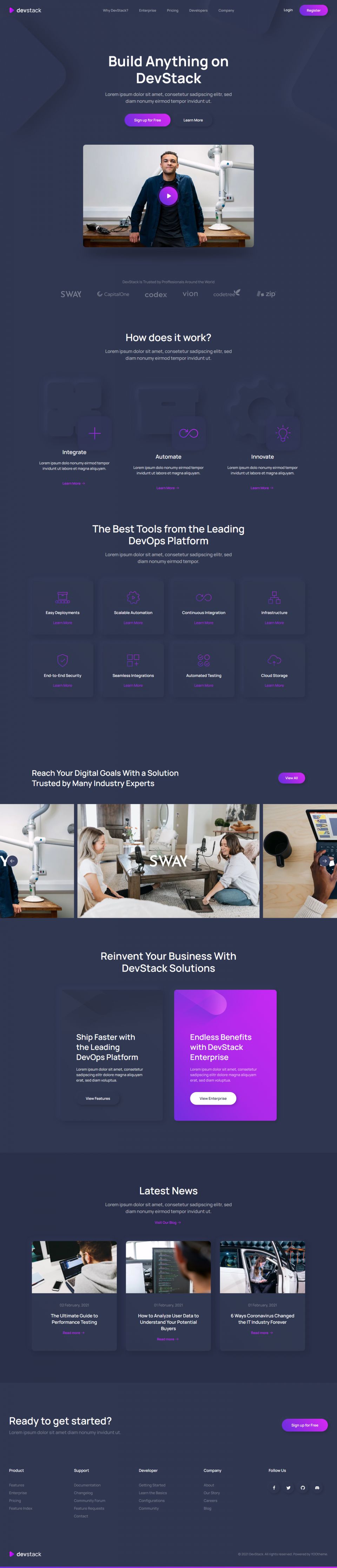 Detail Stack Wordpress Template Nomer 17