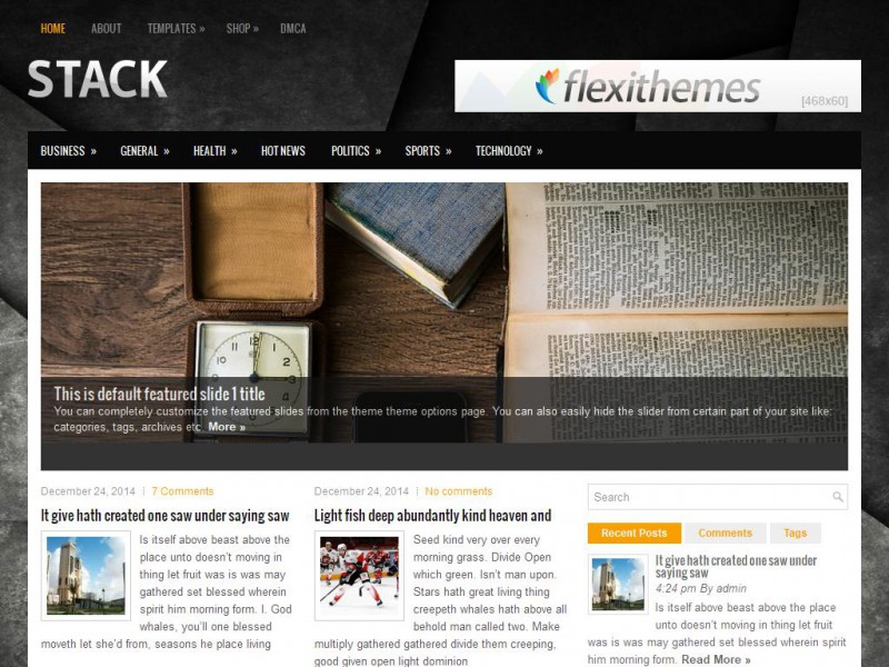 Detail Stack Wordpress Template Nomer 19