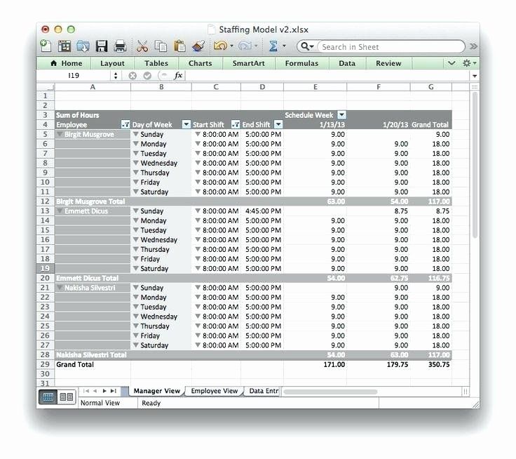 Detail Staffing Plan Template Xls Nomer 37