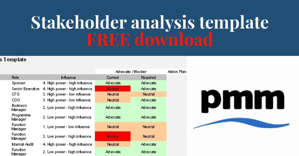 Detail Stakeholder Matrix Template Nomer 20