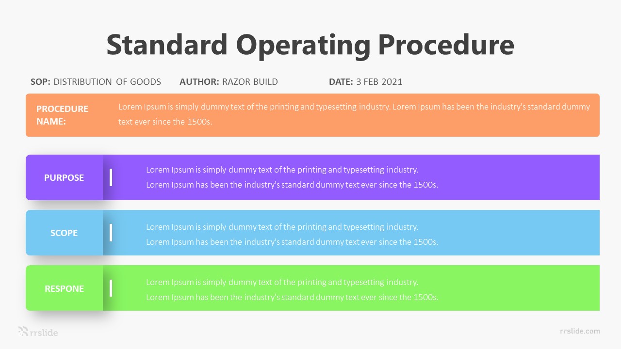 Detail Standard Operating Procedure Template Nomer 22