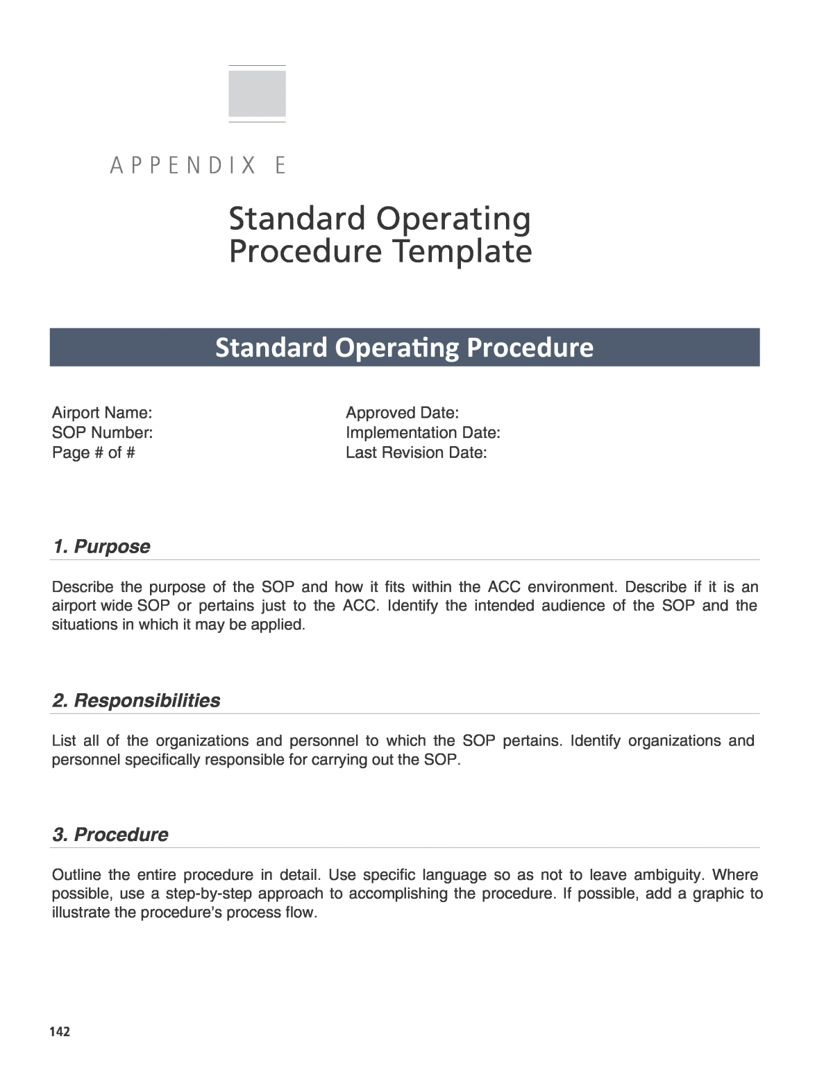 Detail Standard Operating Procedure Template Nomer 26