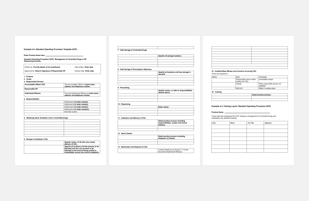 Detail Standard Operating Procedure Template Nomer 52