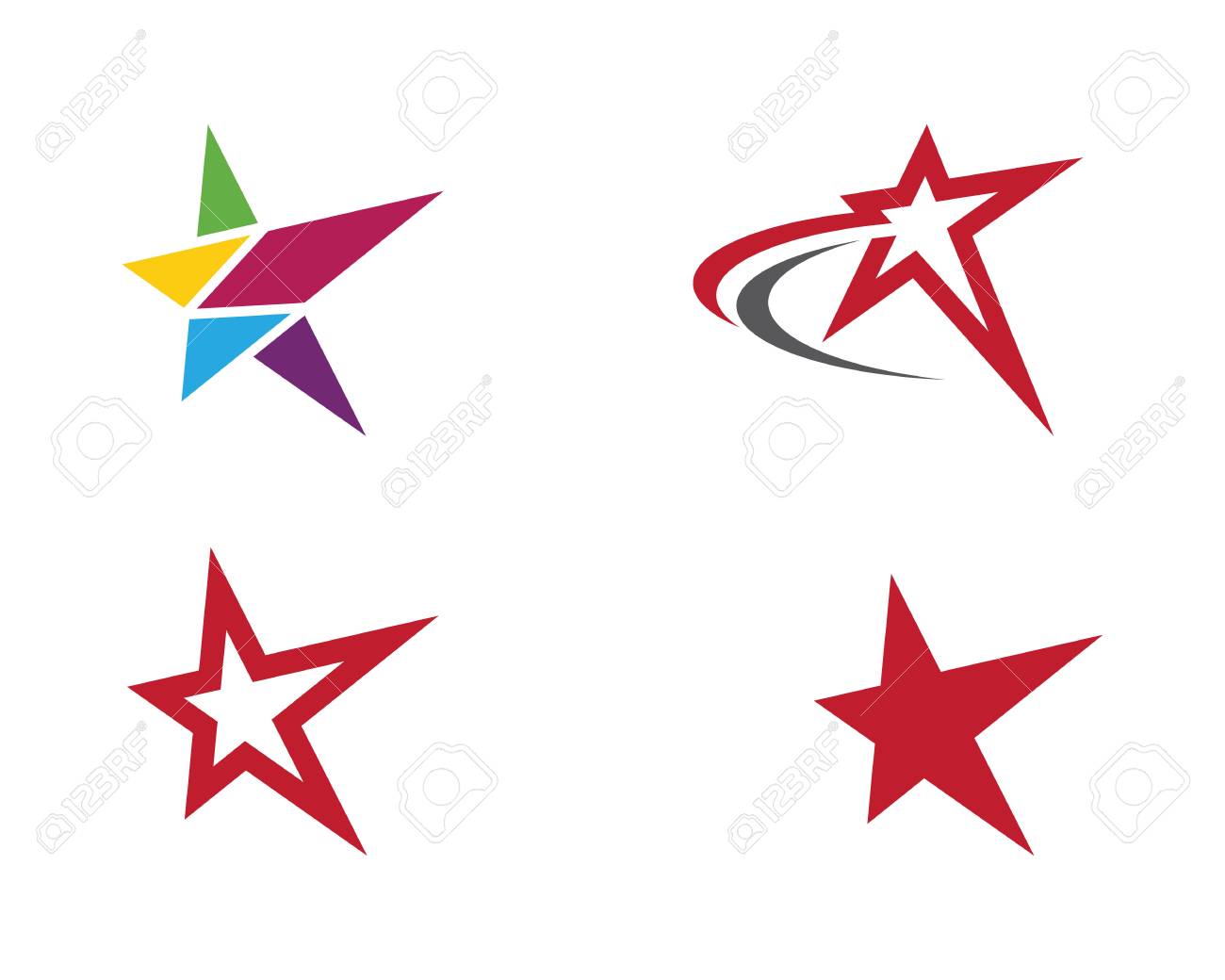 Detail Star Logo Template Nomer 11