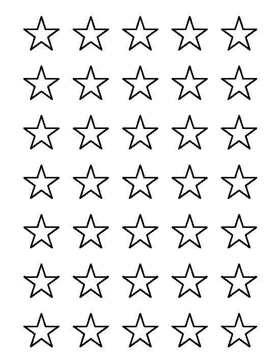 Detail Star Pattern Template Nomer 19