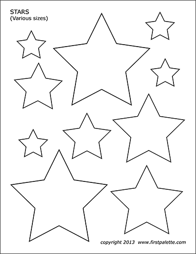 Detail Star Pattern Template Nomer 4