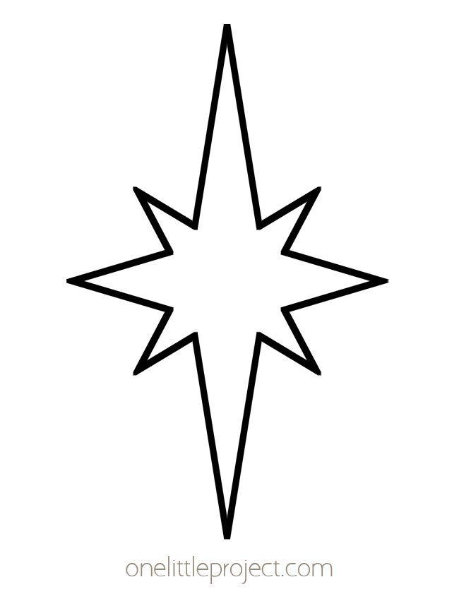 Detail Star Pattern Template Nomer 26