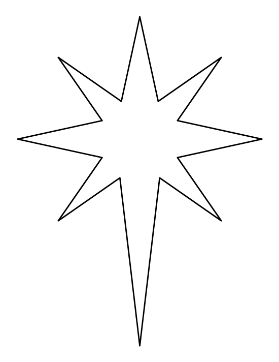 Detail Star Pattern Template Nomer 33