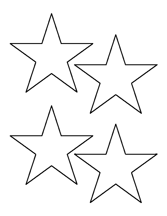 Detail Star Pattern Template Nomer 7