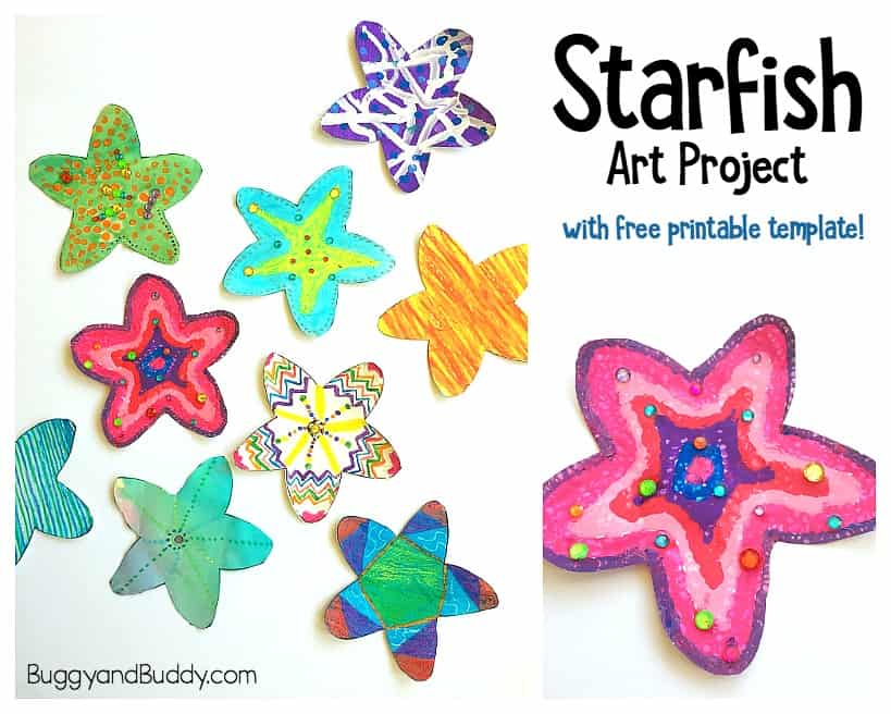 Detail Starfish Template To Print Nomer 16