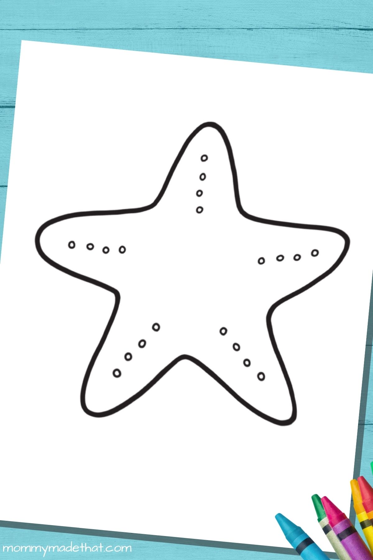 Detail Starfish Template To Print Nomer 19
