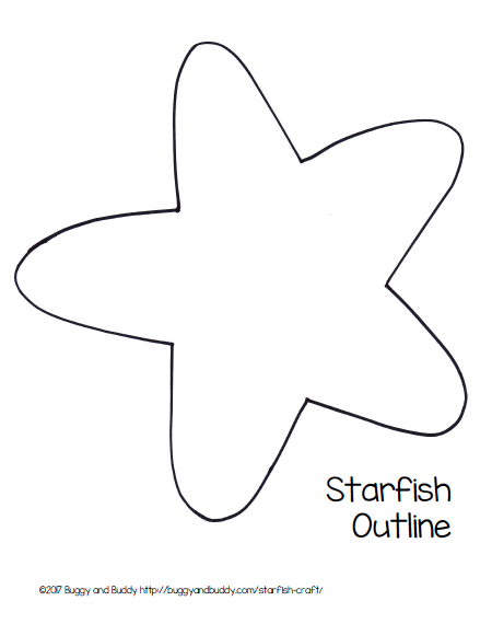 Detail Starfish Template To Print Nomer 3