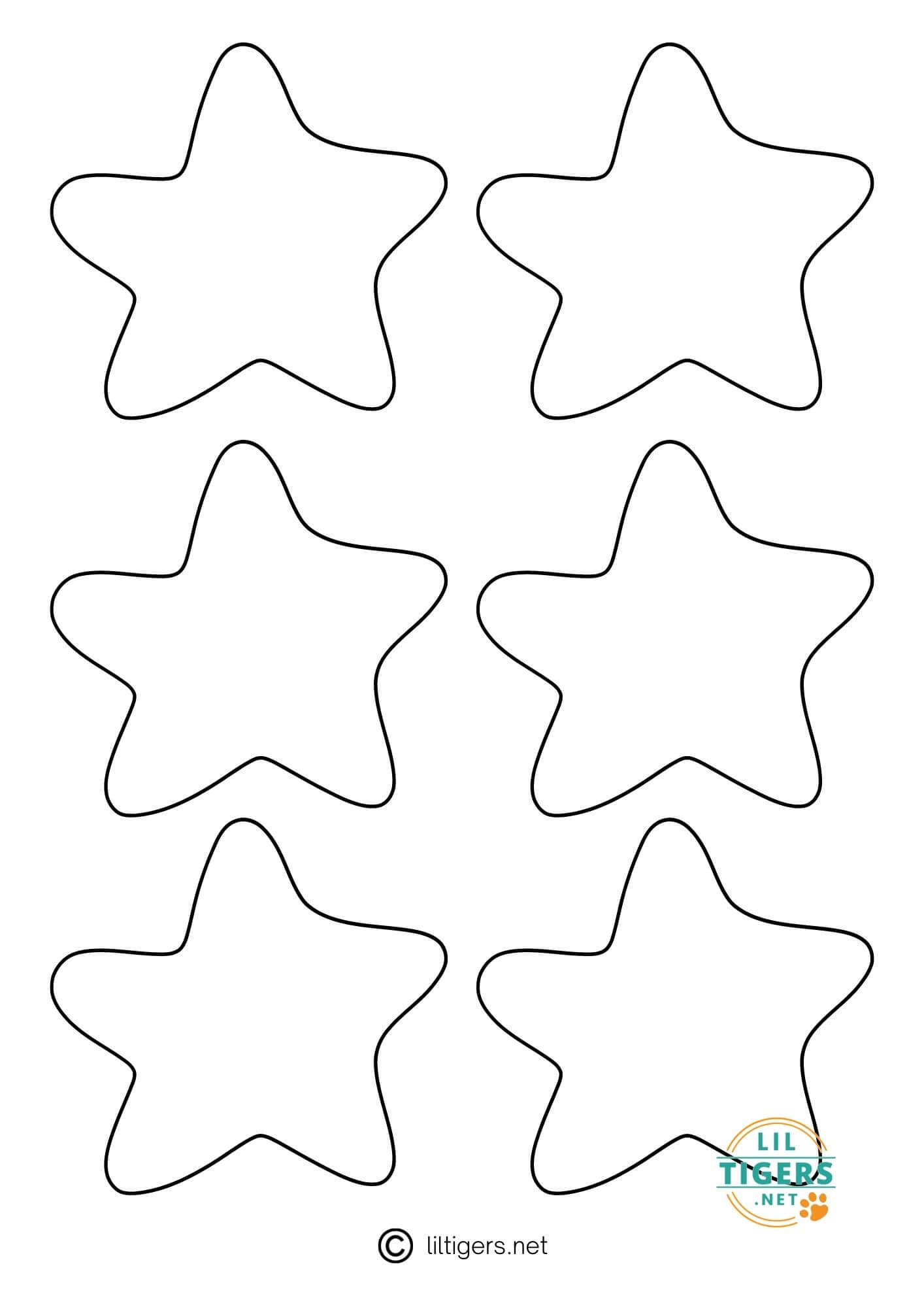 Detail Starfish Template To Print Nomer 22