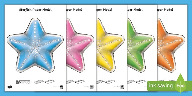 Detail Starfish Template To Print Nomer 25