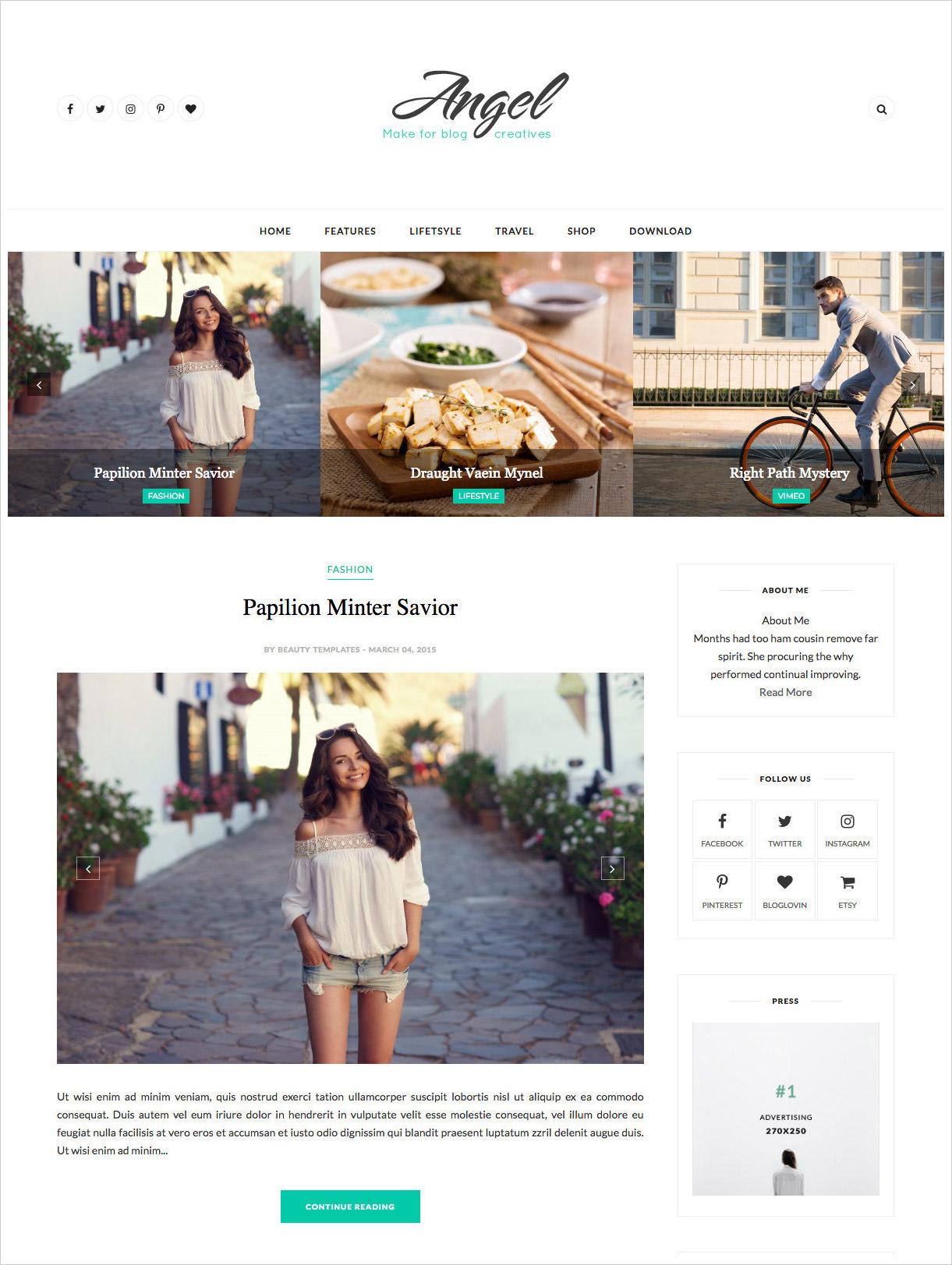 Detail Static Blogger Template Nomer 4