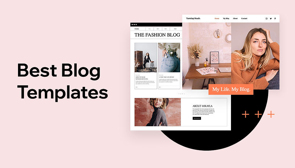 Detail Static Blogger Template Nomer 6