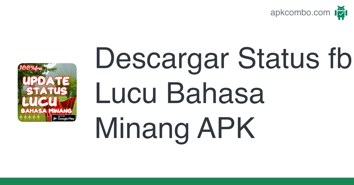 Detail Status Fb Bahasa Minang Nomer 27
