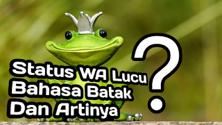 Detail Status Lucu Bahasa Batak Nomer 26