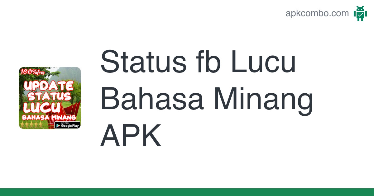 Detail Status Lucu Bahasa Minang Nomer 26