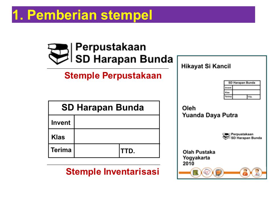 Detail Stempel Buku Perpustakaan Nomer 12