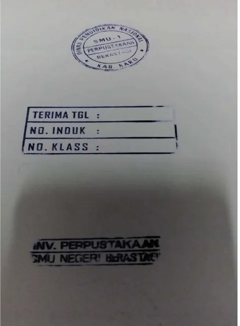 Detail Stempel Buku Perpustakaan Nomer 19