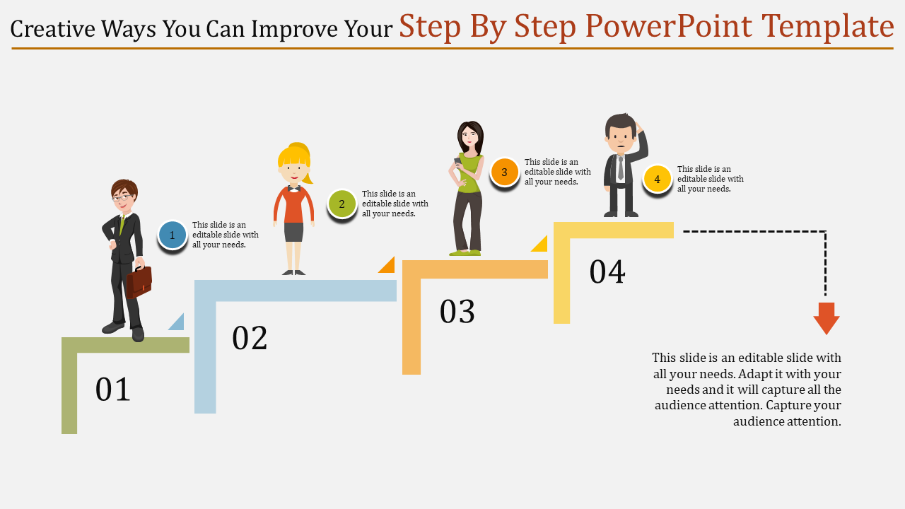 Detail Step By Step Template Ppt Nomer 14