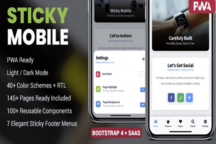 Detail Sticky Mobile Mobile Template Nomer 13