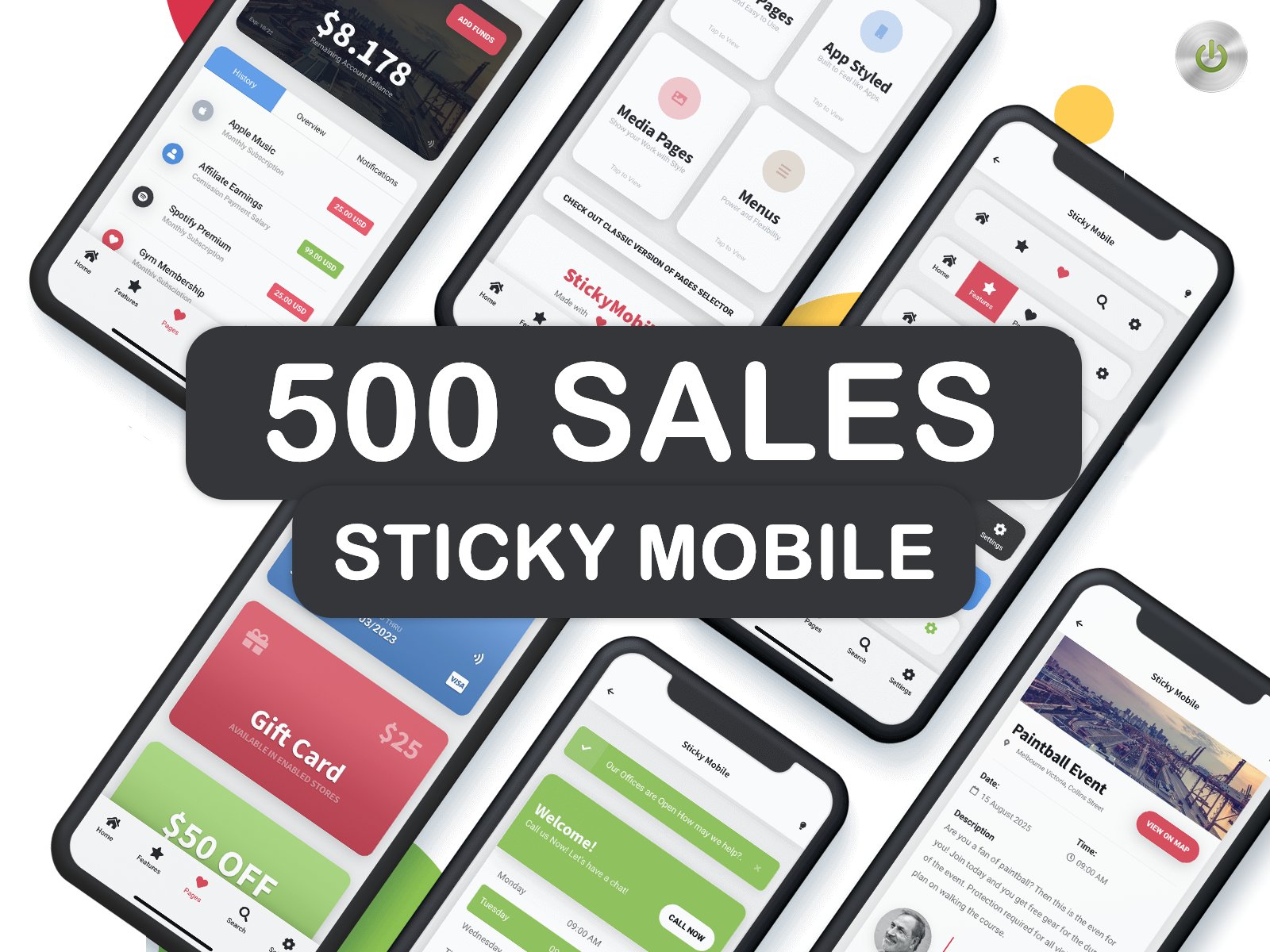 Detail Sticky Mobile Mobile Template Nomer 22