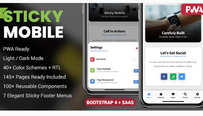 Detail Sticky Mobile Mobile Template Nomer 45