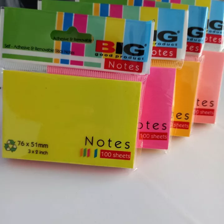 Detail Sticky Note Pembatas Buku Nomer 9