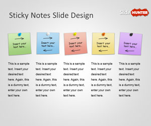 Sticky Notes Template Powerpoint - KibrisPDR