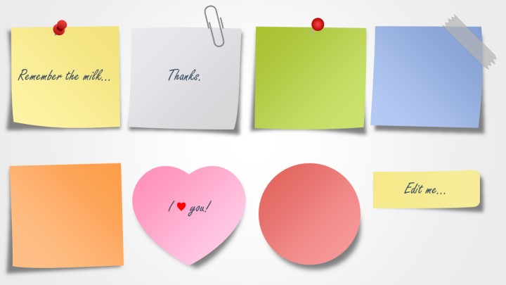 Detail Sticky Notes Template Powerpoint Nomer 13