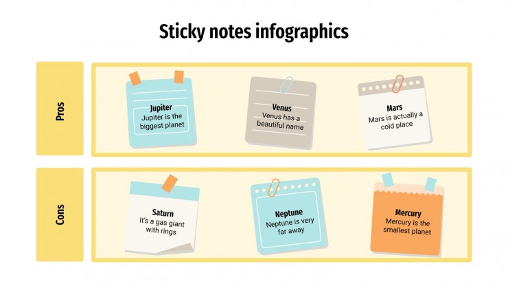 Detail Sticky Notes Template Powerpoint Nomer 16