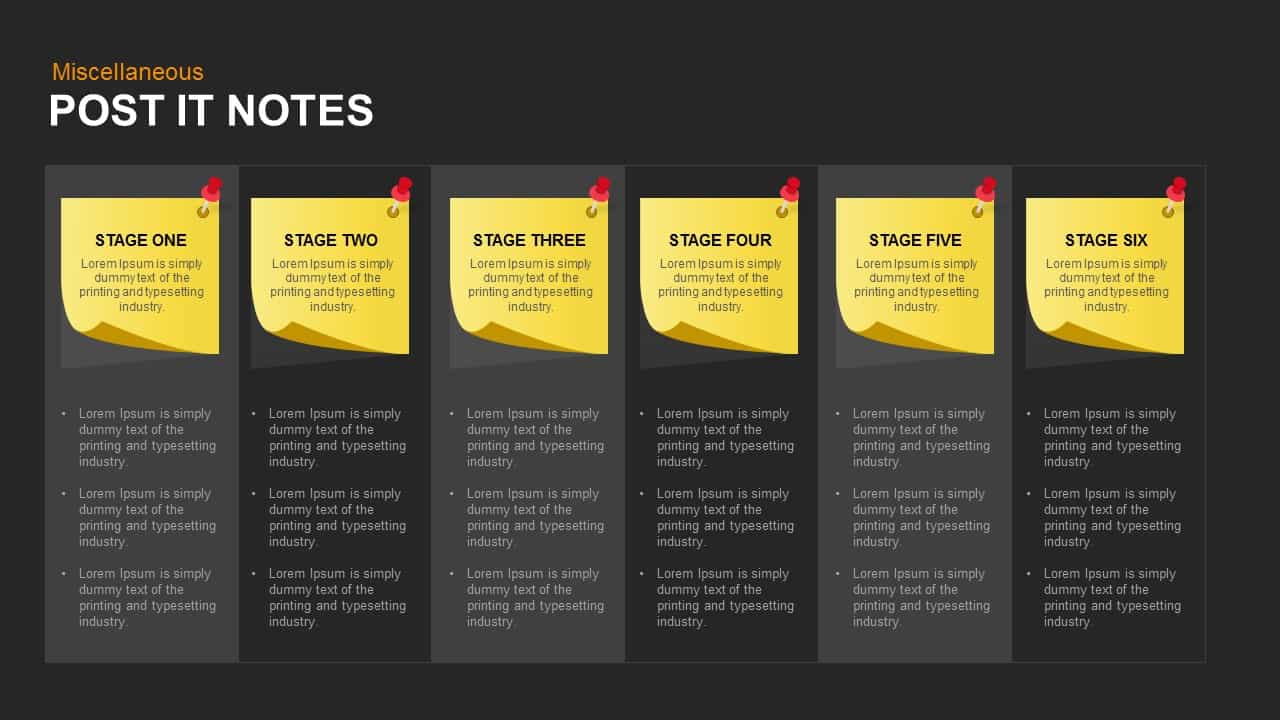 Detail Sticky Notes Template Powerpoint Nomer 20