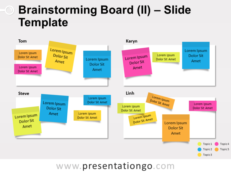 Detail Sticky Notes Template Powerpoint Nomer 21