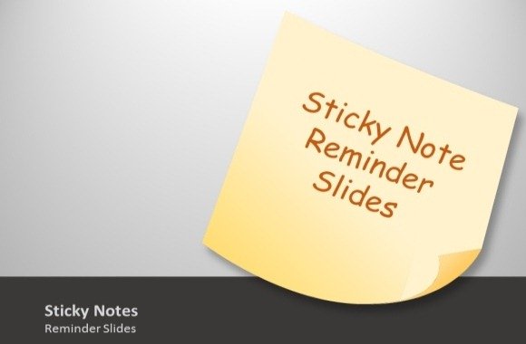 Detail Sticky Notes Template Powerpoint Nomer 26