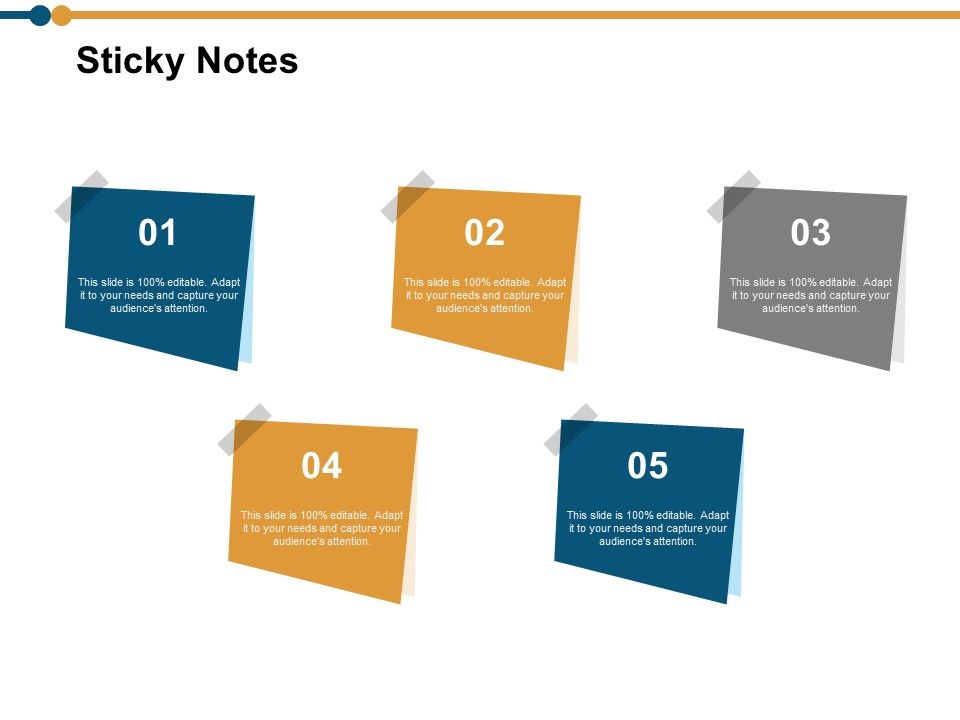 Detail Sticky Notes Template Powerpoint Nomer 38