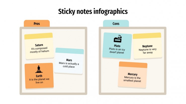 Detail Sticky Notes Template Powerpoint Nomer 48