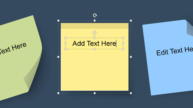 Detail Sticky Notes Template Powerpoint Nomer 52