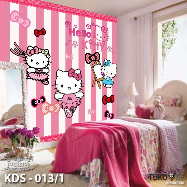 Stiker Dinding Hello Kitty 3d - KibrisPDR