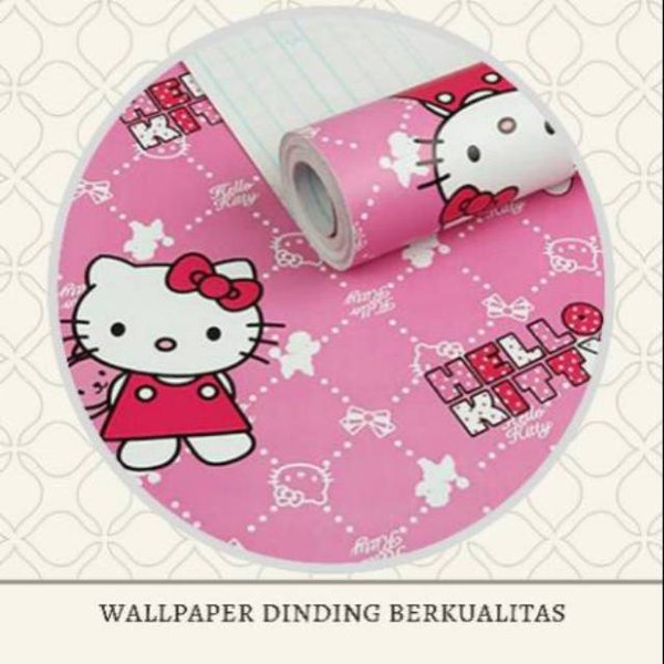 Detail Stiker Dinding Hello Kitty 3d Nomer 43