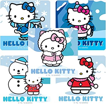 Detail Stiker Hello Kitty Nomer 13