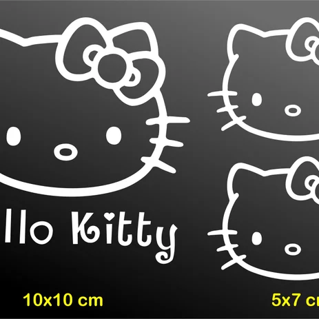 Detail Stiker Hello Kitty Nomer 17