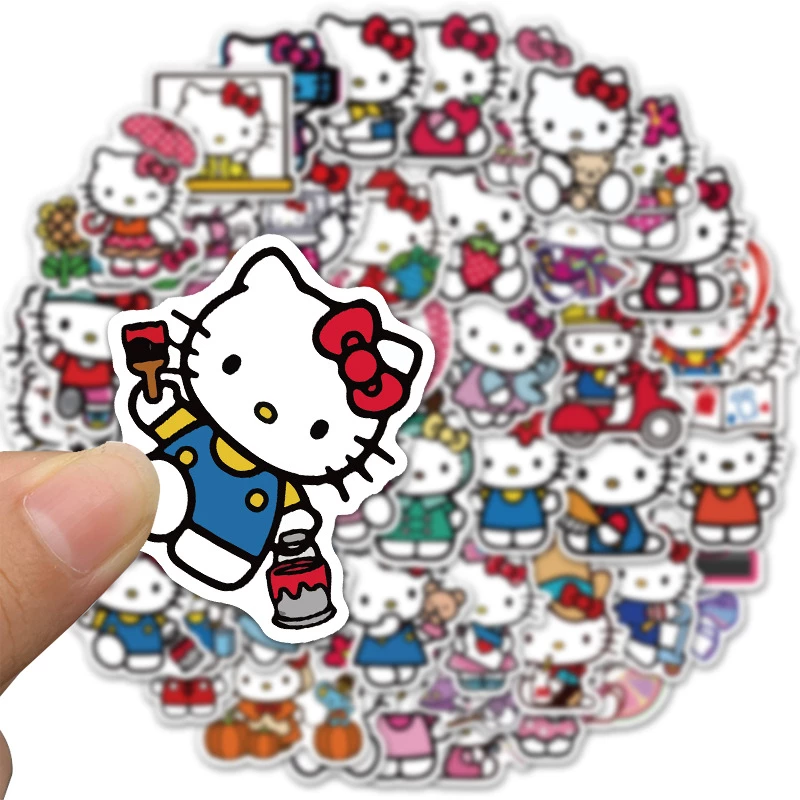 Detail Stiker Hello Kitty Nomer 49