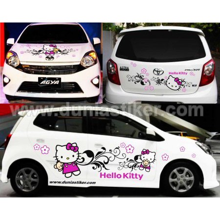 Detail Stiker Hello Kitty Untuk Mobil Nomer 17