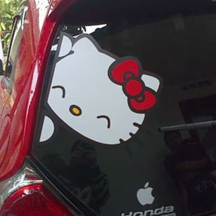Detail Stiker Hello Kitty Untuk Mobil Nomer 33