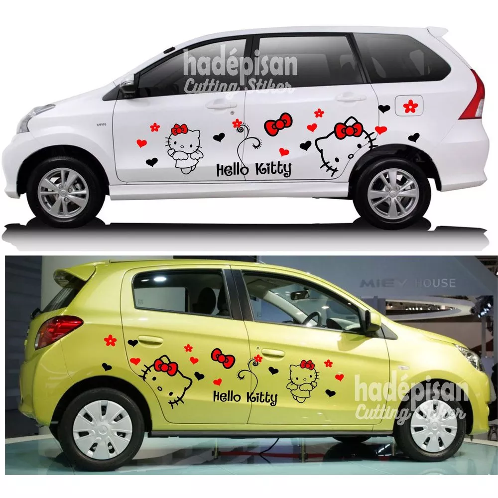 Detail Stiker Hello Kitty Untuk Mobil Nomer 35