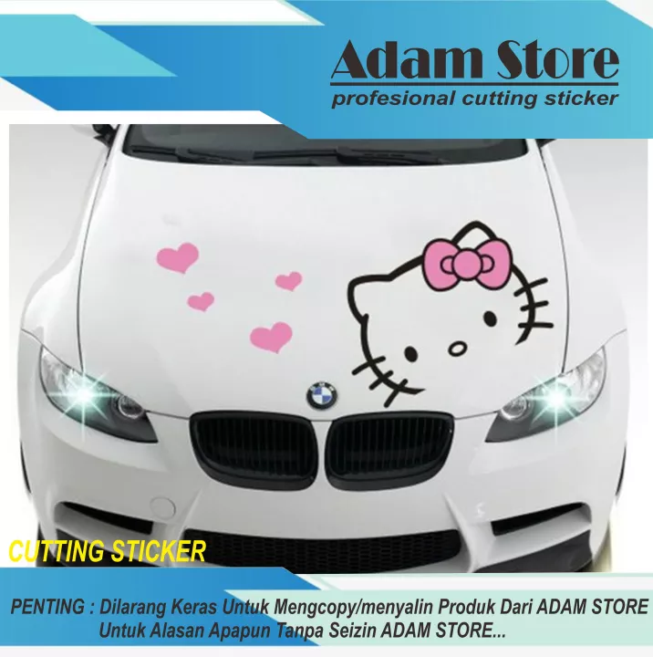 Detail Stiker Hello Kitty Untuk Mobil Nomer 7