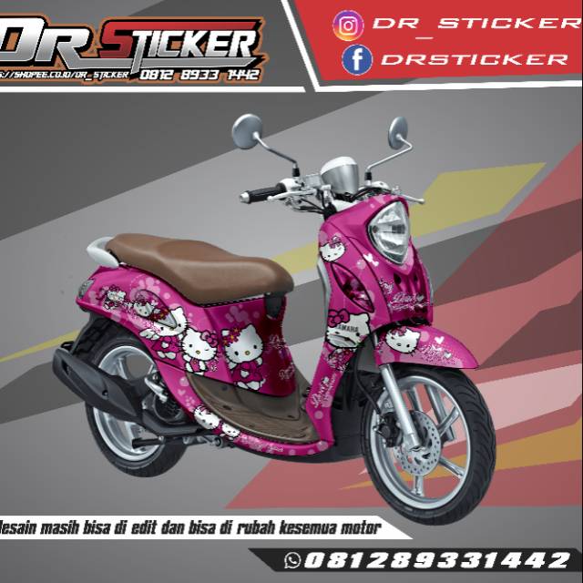 Detail Stiker Hello Kitty Untuk Motor Nomer 25