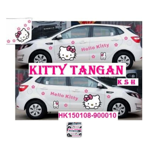 Stiker Mobil Hello Kitty Full Body - KibrisPDR